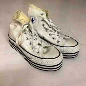 High top platform Converse